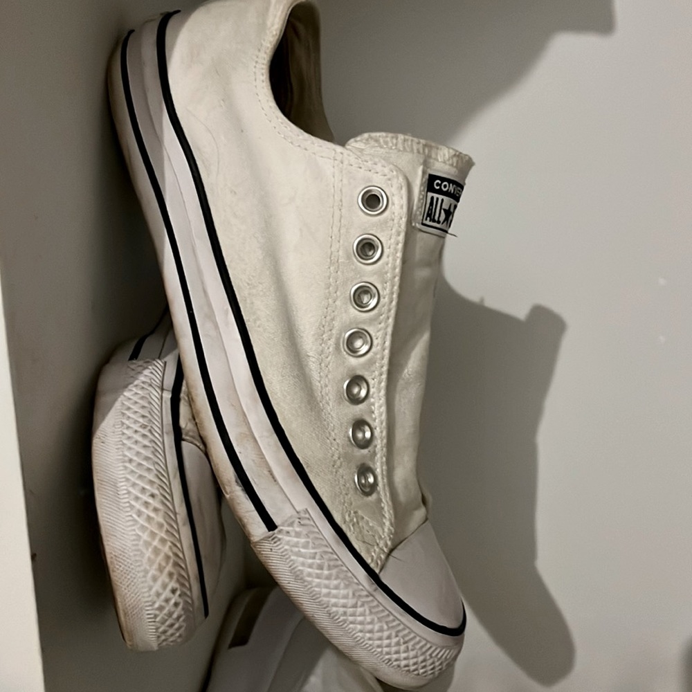 White converse elastic size 10